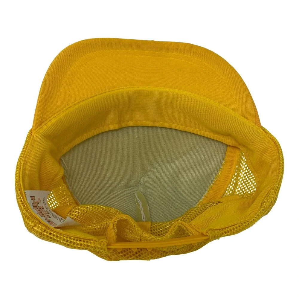 Vintage Kids 1984 Tweety Bird Trucker Hat Looney Tunes Yellow Mesh Cap